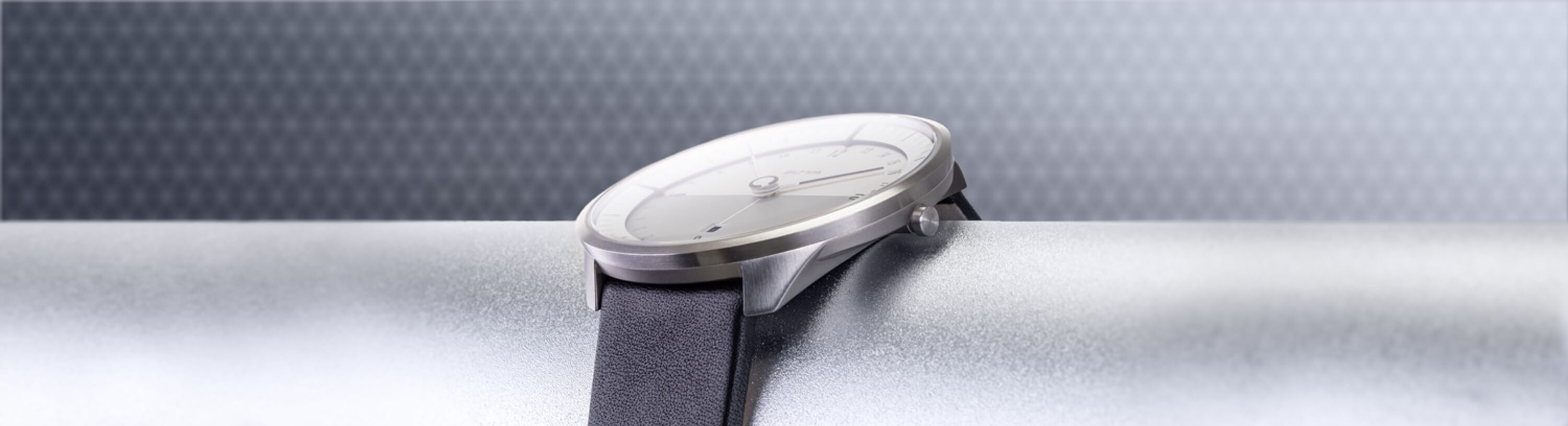 24Hour White Titanium Plus Wrist Watch